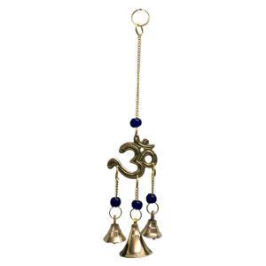 Shreyshti Brass Wind Chime Om approx 9"